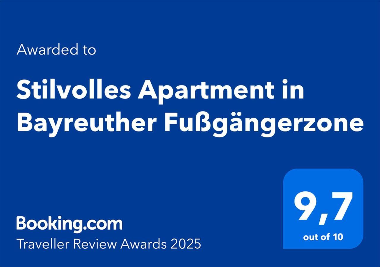 Stilvolles Apartment In Bayreuther Fussgaengerzone Exterior photo